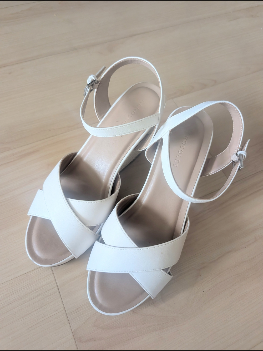 AEROSOLES Bone Crisscross Ankle-Strap Espadrille Sandals Size 9